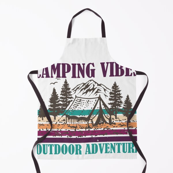 Item preview, CAMPING VIBES-OUTDOOR ADVENTURE. camp camping t-shirts - camp vibe memes t-shirts - camping vibes t-shirts - vintage camping t-shirts - camping summer t-shirts designed and sold by COLOR TALE STUDIO.