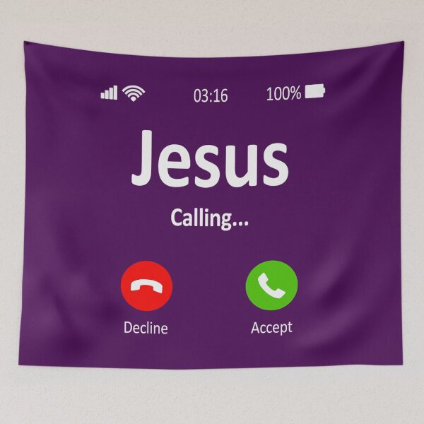 Item preview, Jesus Is Calling Christian 	 	 designed and sold by anvlqupvxa59.