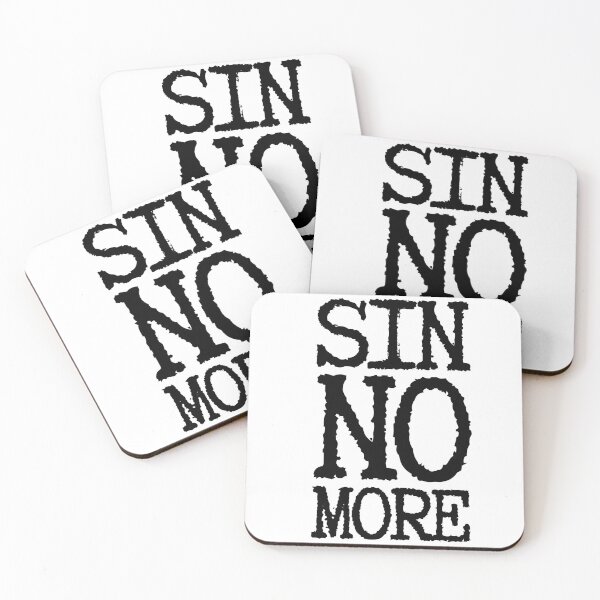 Item preview, Sin No More Black Letters designed and sold by GFamilyC.