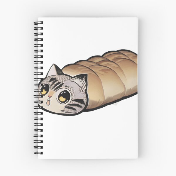 Item preview, Vintage anime cat in bread  designed and sold by LifeisStickers.