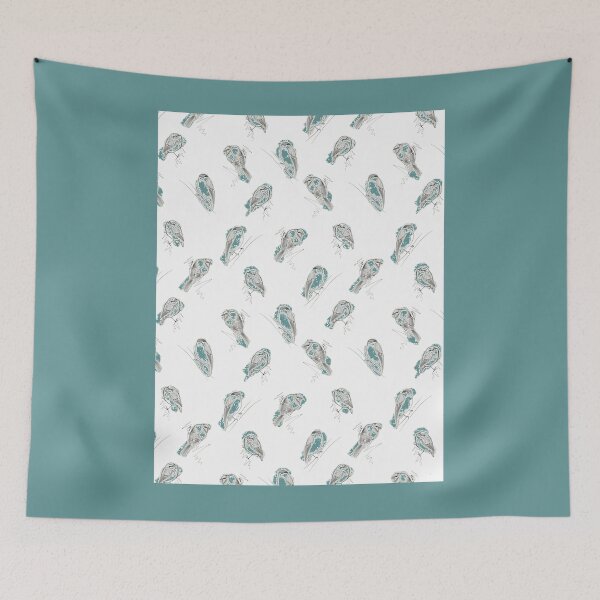 Item preview, Salty Finches Throw Pillow 	 designed and sold by yezgnofmwj58.