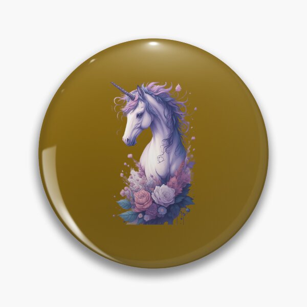 Item preview, Aesthetic Grunge Unicorn with Floral Splash   	 designed and sold by ruzvguehbnj18.