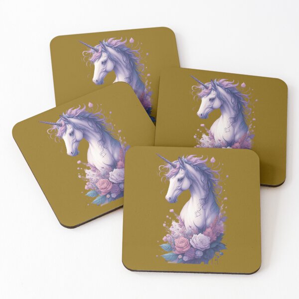 Item preview, Aesthetic Grunge Unicorn with Floral Splash   	 designed and sold by ruzvguehbnj18.