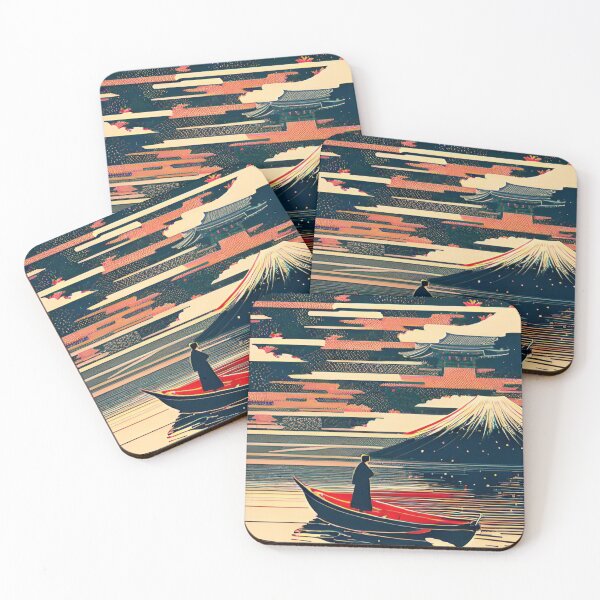 Item preview, River Past the Mountain designed and sold by AnimeBlaque.