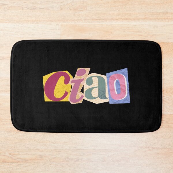 Item preview, ciao (ransom note letters) designed and sold by Elizebeth Nacion.