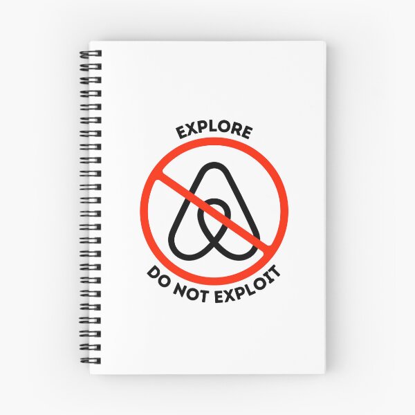 Item preview, Explore Do not exploit Support Local Communities, not accommodations - No To Airbnb - Anti Airbnb designed and sold by SassyArtistry.