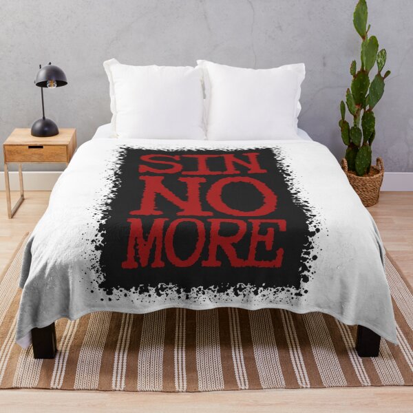 Item preview, Sin No More Red Letters Black BG designed and sold by GFamilyC.