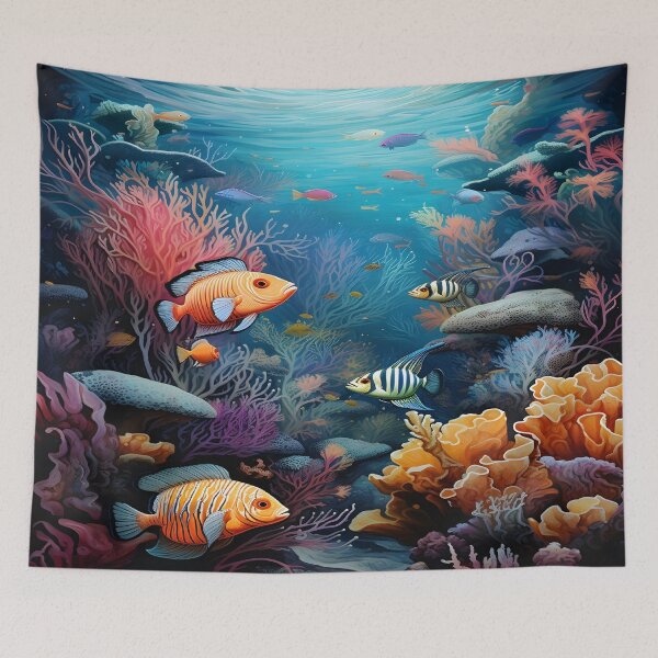Item preview, Underwater Scene  designed and sold by ArtbyAiGallery.