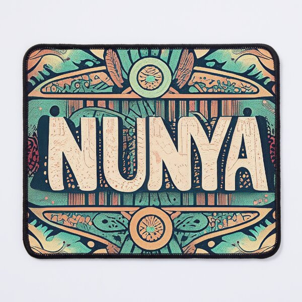 Item preview, "NUNYA" None of Your Business Digital Art designed and sold by Letitgo.guru Swag.