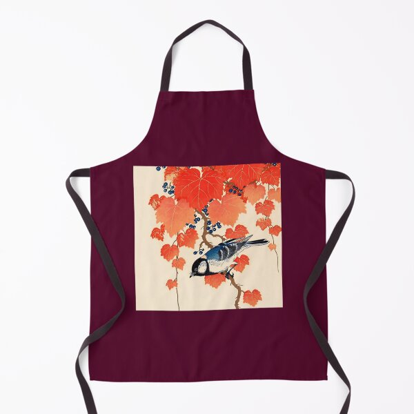 Item preview, Vintage Japanese Jay and Autumn Grapevine Acrylic Block designed and sold by ircnhugxiay69.