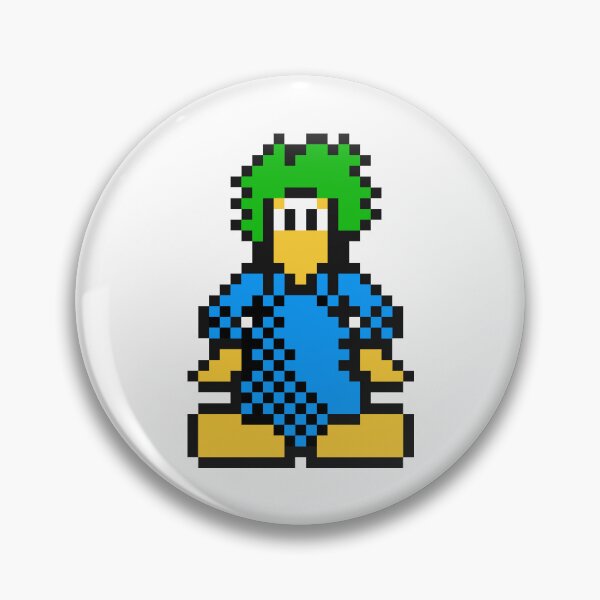 Item preview, Lemmings Game Icon - Classic Mac / Macintosh Pixel Art designed and sold by statico.