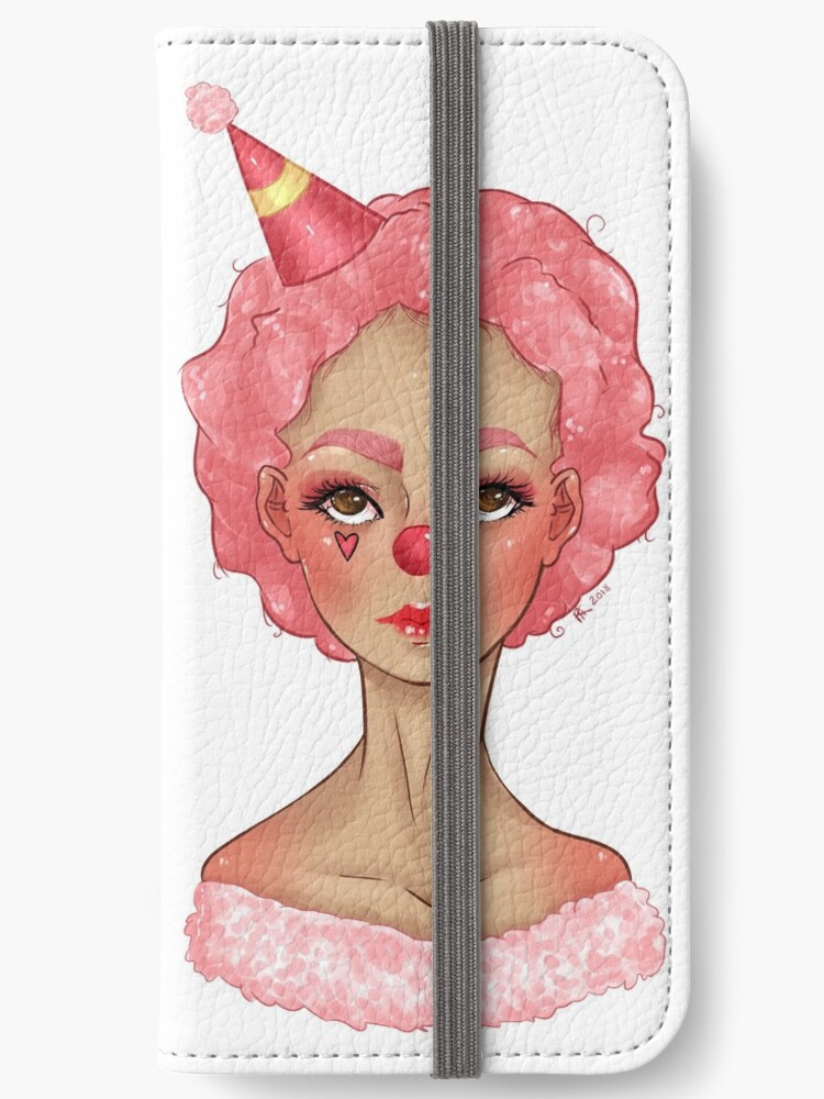 Clown Girl Iphone Wallet By Rachelmkerr Redbubble