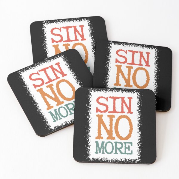 Item preview, Sin No More Color Letters White BG designed and sold by GFamilyC.