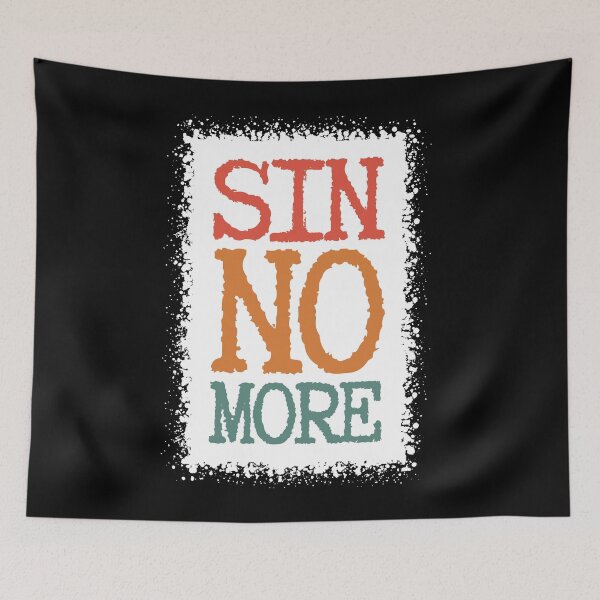 Item preview, Sin No More Color Letters White BG designed and sold by GFamilyC.