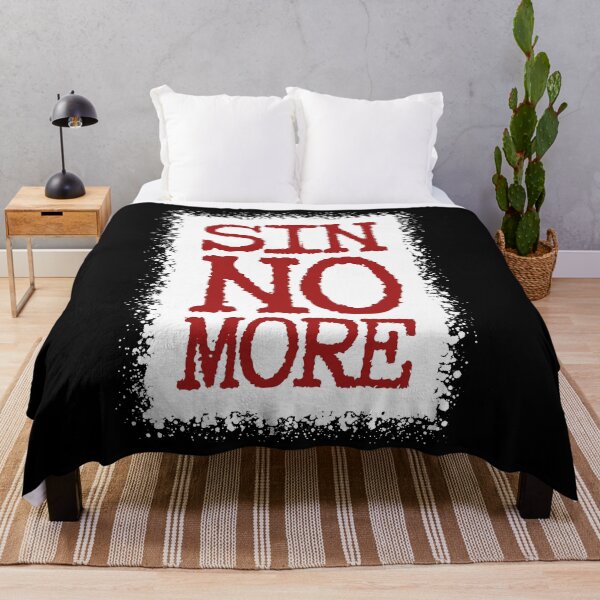 Item preview, Sin No More Red Letters White BG designed and sold by GFamilyC.