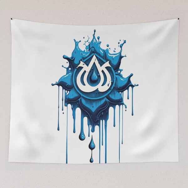Item preview, Paint Drip Throat Chakra (Vishuddha) designed and sold by Kezzrael.
