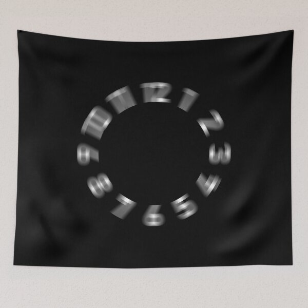 Item preview, Inverted blurred clock face in white designed and sold by TheBlindBandit-.
