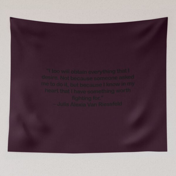 Item preview, Julis Alexia Van Riessfeld - Quote   	 designed and sold by qtebfyook18.