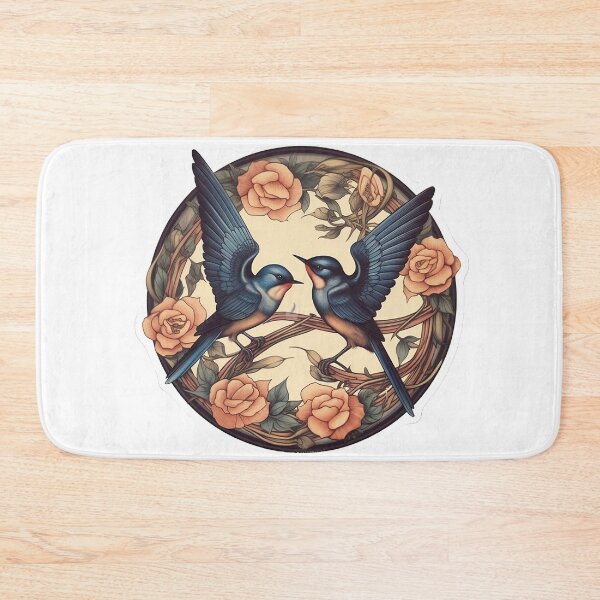 Item preview, Swallows with inscription designed and sold by abmkf.