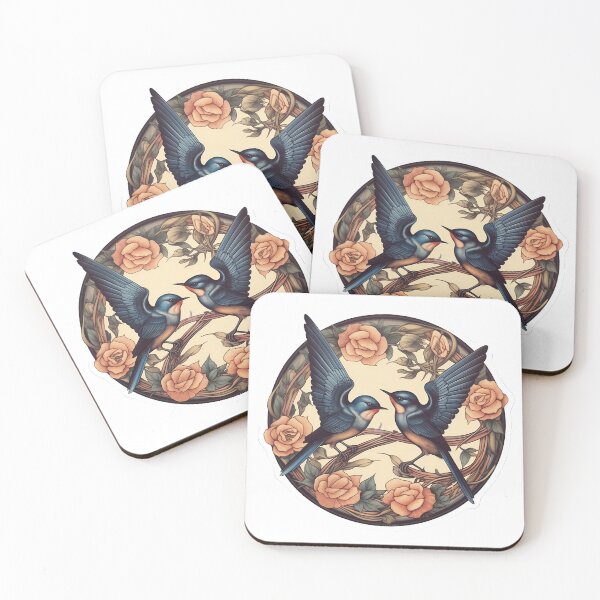 Item preview, Swallows with inscription designed and sold by abmkf.