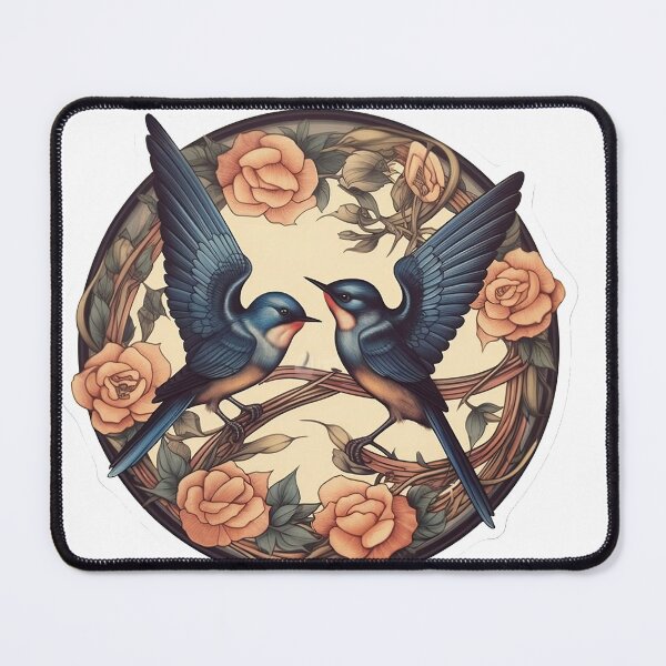 Item preview, Swallows with inscription designed and sold by abmkf.