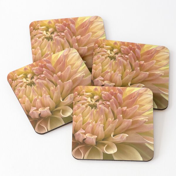 Item preview, Pink & Yellow Macro Dahlia Flower  designed and sold by Sonya Umble.