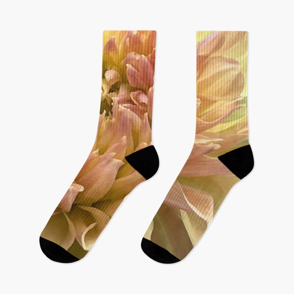 Item preview, Pink & Yellow Macro Dahlia Flower  designed and sold by Sonya Umble.