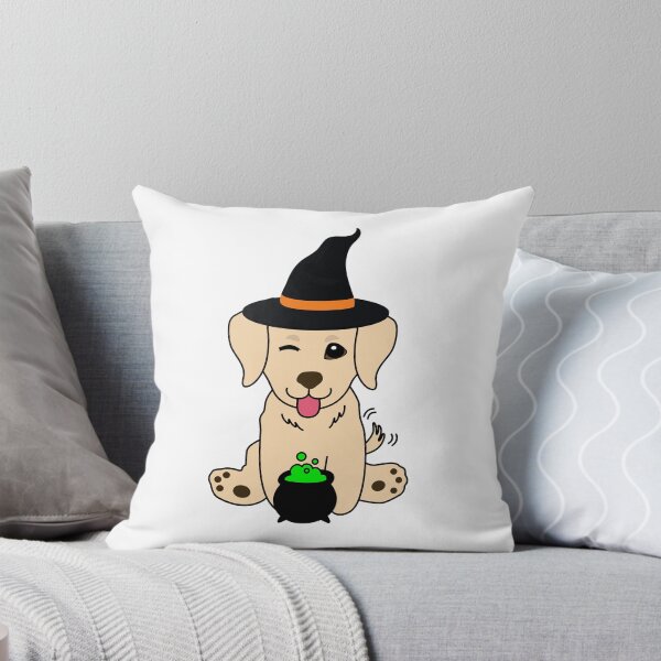 Item preview, Cute retriever in a witch costume designed and sold by Pet Station.