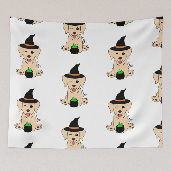 Item preview, Cute retriever in a witch costume designed and sold by Pet Station.