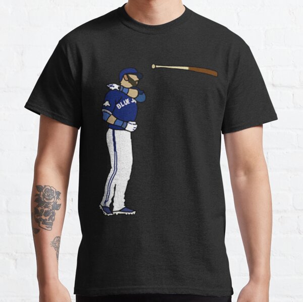 Alstyle The Bat Flip Jose Bautista Toronto Baseball T Shirt