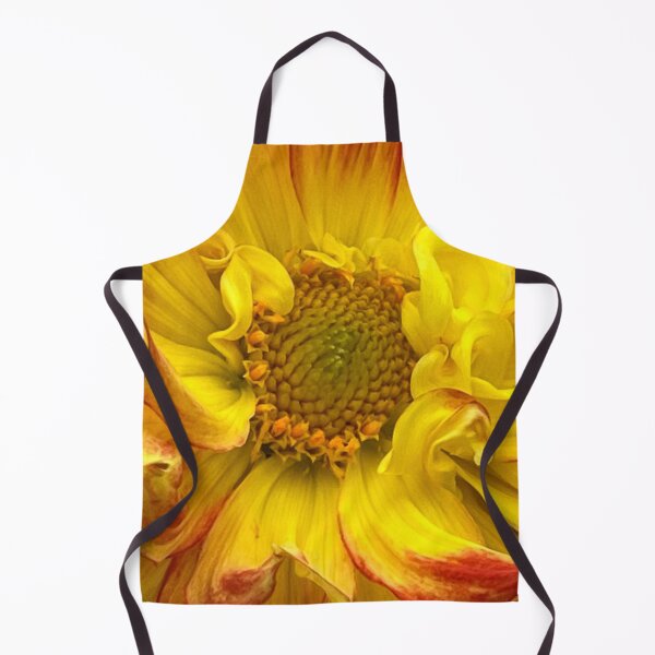 Item preview, Red and Yellow Macro Dahlia designed and sold by Sonya Umble.