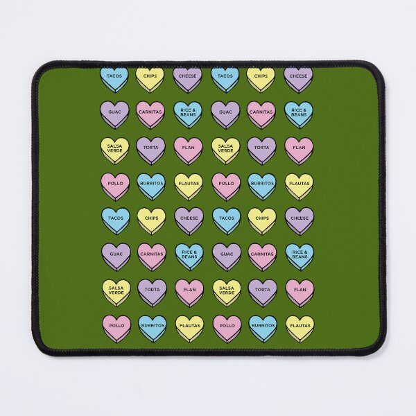 Item preview, Baesic Candy Hearts - Mexican Food designed and sold by fvaqolgh45.