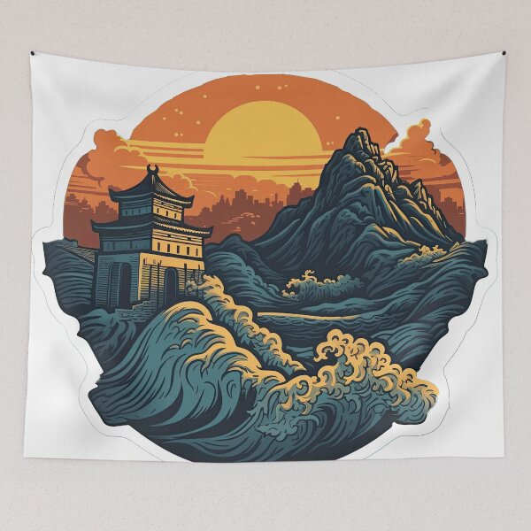 Item preview, Sunset in china designed and sold by abmkf.