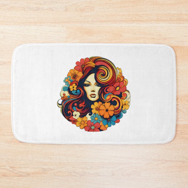 Item preview, Vintage Retro Female Empowerment Flower Power  designed and sold by BrandonArtWorld.