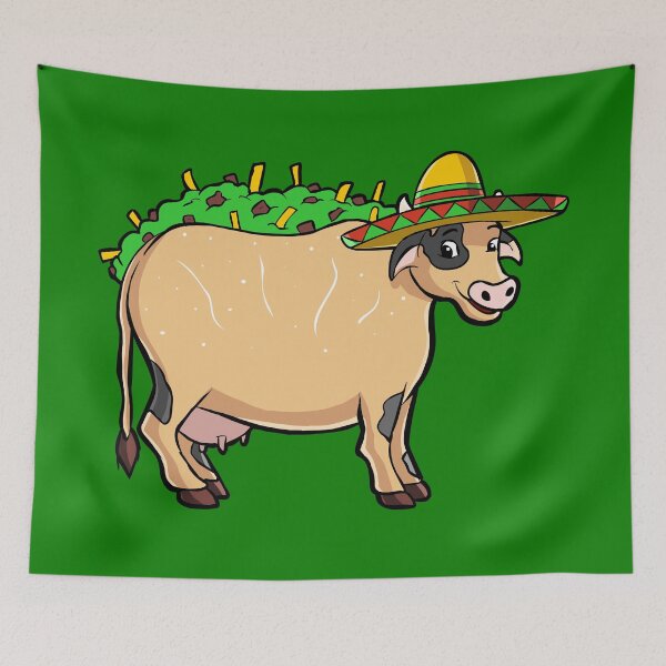 Item preview, Cow Taco Beef Tacos With Mexican Sombrerro Cinco De Mayo designed and sold by peoplesbrand.