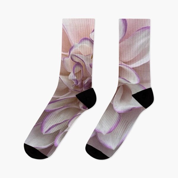 Item preview, Purple and White Macro Dahlia Flower designed and sold by Sonya Umble.