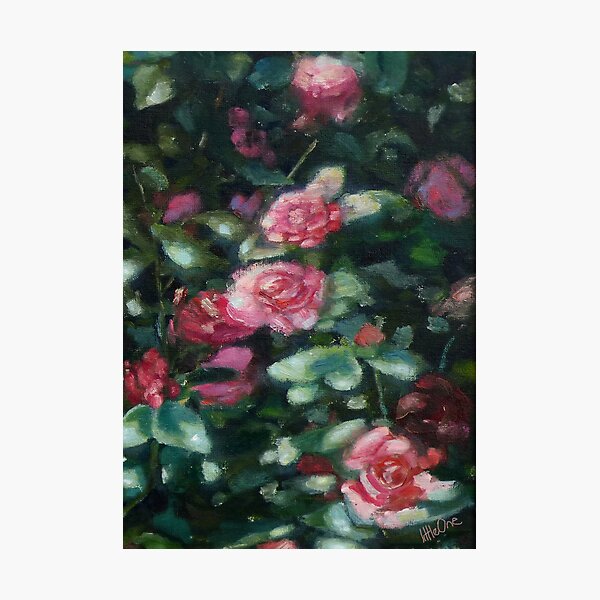 Item preview, camellias oil painting designed and sold by littleGardens.