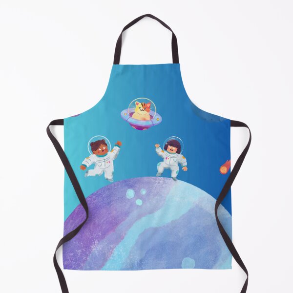 Item preview, Space Kids Astronauts Cat Spaceship designed and sold by PodiShawna.