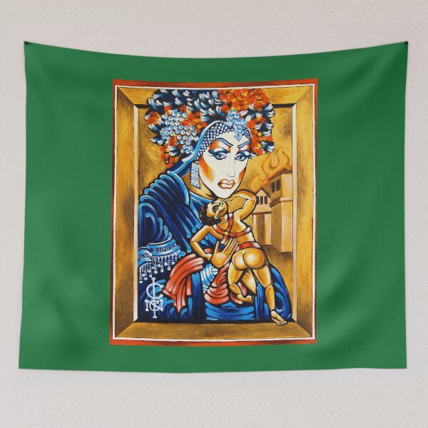 Item preview, Iconography Mother Framed Art Print 	 designed and sold by xojnasshc59.