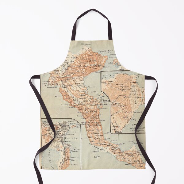 Item preview, Vintage Map of Corfu Greece (1911) designed and sold by BravuraMedia.