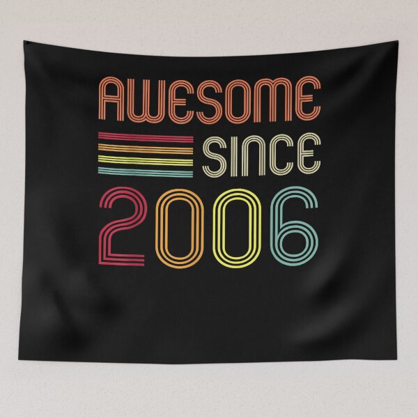 Item preview, Awesome Since 2006 16th Birthday Retro designed and sold by ThibaultNguyen.