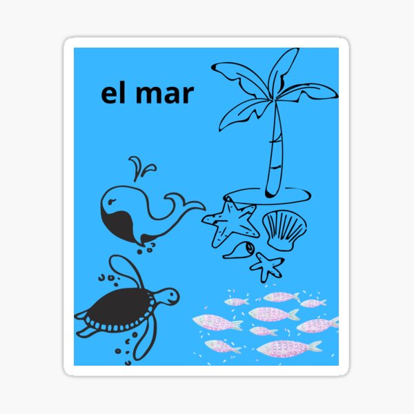 Item preview, el mar designed and sold by SAFOUANShop.
