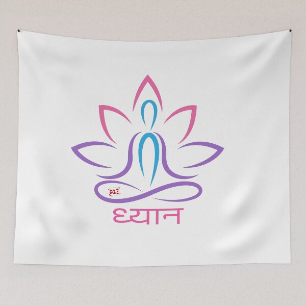 Item preview, Dhyana (Meditation) - Yoga Words / RoYuMi designed and sold by royumi.