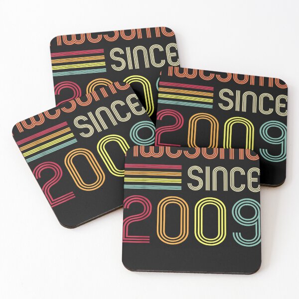Item preview, Awesome Since 2009 13th Birthday Retro designed and sold by ThibaultNguyen.