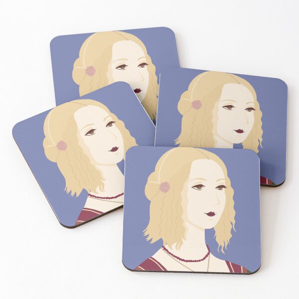 Item preview, Art Deco Renaissance Girl Illustration designed and sold by MariOyama.