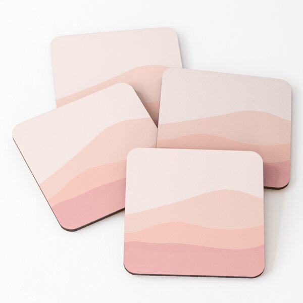 Item preview, Aesthetic Soft Red Mountains designed and sold by GoodJobLola.