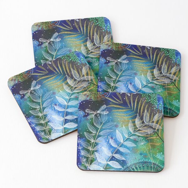 Item preview, Watercolour Dragonfly Garden designed and sold by SarahCarltonArt.