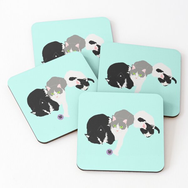 Item preview, Cats are love + mischief bundled up with FUN designed and sold by StudioTanoshiiNeko.