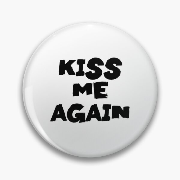 Item preview, Kiss Me Again Text Monochrome White designed and sold by Maryfeenland.