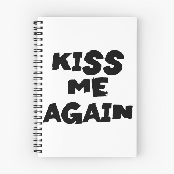 Item preview, Kiss Me Again Text Monochrome White designed and sold by Maryfeenland.
